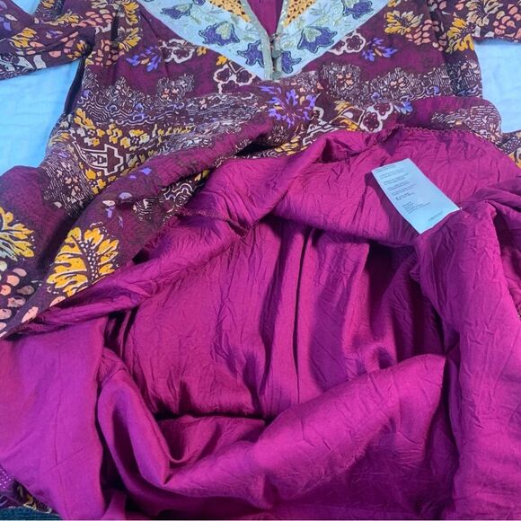 Maeve by Anthropologie Meredith Embroidered Maxi Dress Size Extra Small - Picture 14 of 15